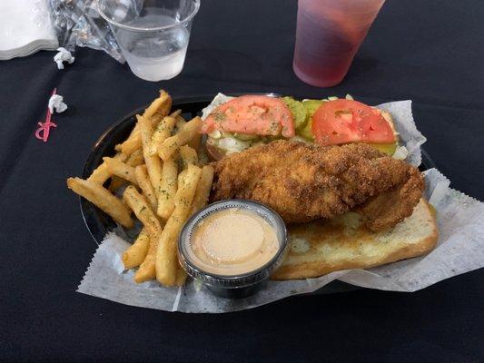 Catfish Po' Boy Sandwich