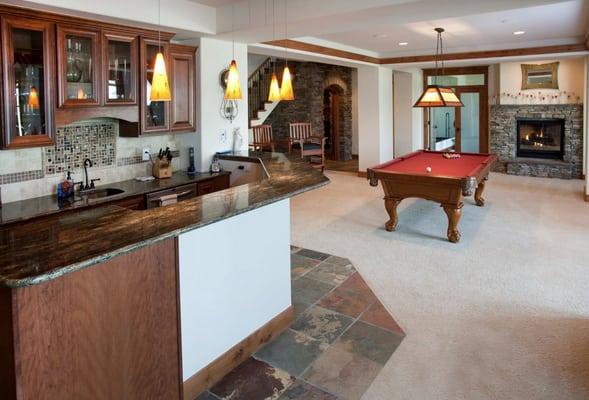 Fabulous basement finish