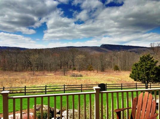 Found a very happy buyer for this listing in New Paltz, NY. Seeing this year round from your back deck is one of the features.