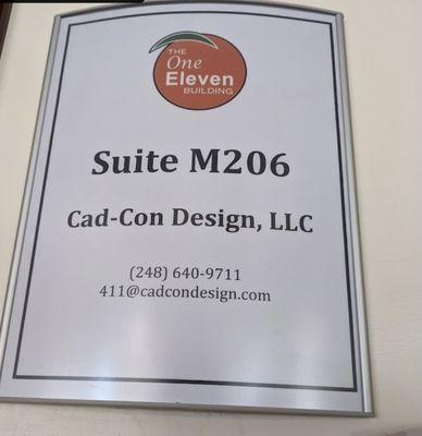 The real contact information for cad-CON