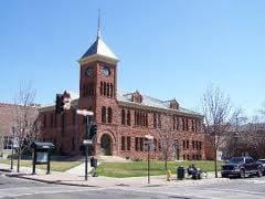 Coconino County Courthouse, Home of the Coconino County Superior Court and Flagstaff Justice Court.  Flagstaff, AZ.