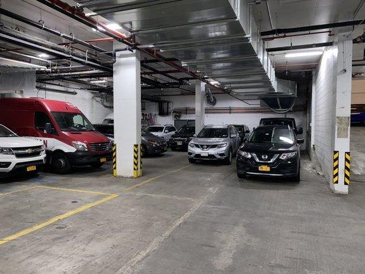 Interior picture of the garage