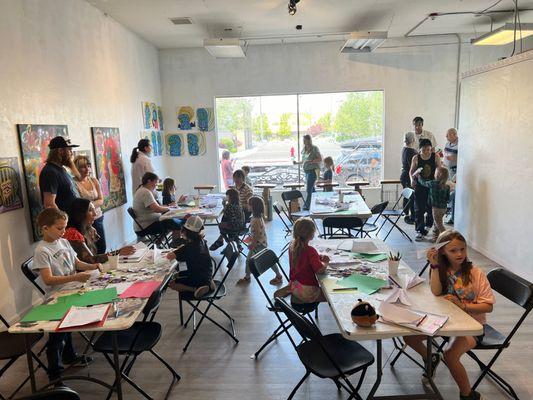 Second Sunday Free Kids Art & Science Class