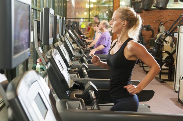 With so many treadmills, there is hardly a wait when you want to get your run in!