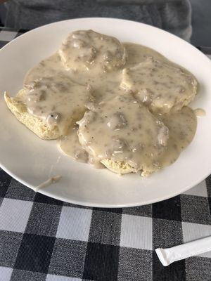 Sausage gravy!