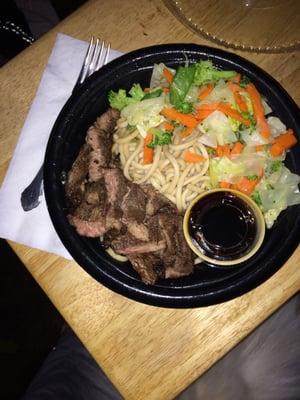 Teriyaki Steak with Noodles