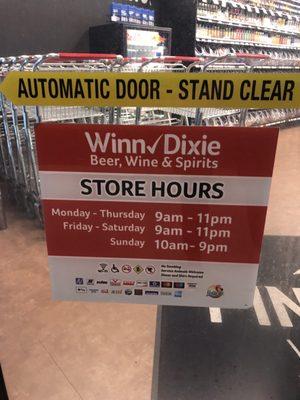 Store hours