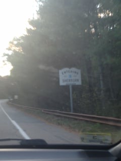 Entering Sherborn Sign -- Sherborn RTE 27