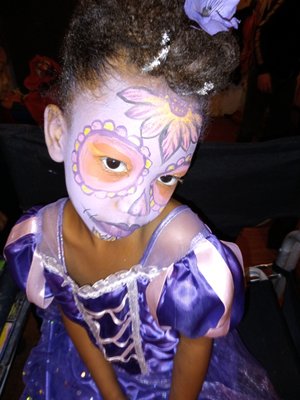 Favorite color purple "Princess Sugar Skull".