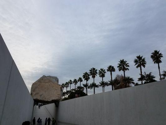 Levitated Mass photo shoot