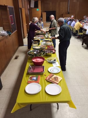 The Thanksgiving spread