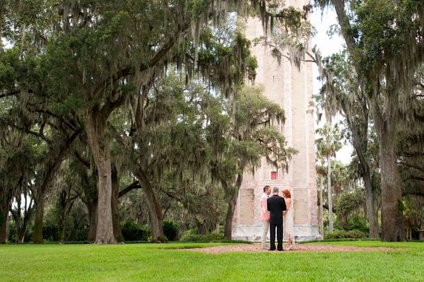 Beautiful, intimate wedding at Bok Tower Gardens.