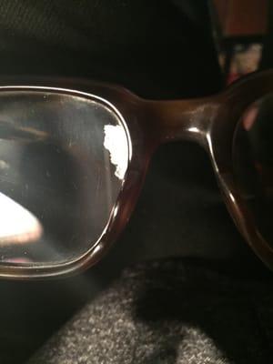 Absurd deterioration of lenses coating after only wearing 20-25 times over past 18 months.