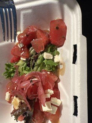 Watermelon salad - not worth it