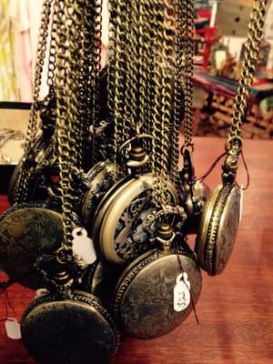 Multitudes of pocket watches