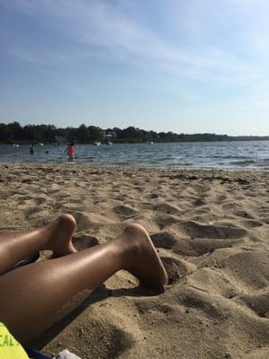 Family type of beach for locals