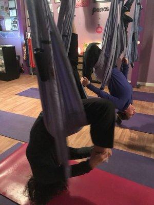 Aerial yoga