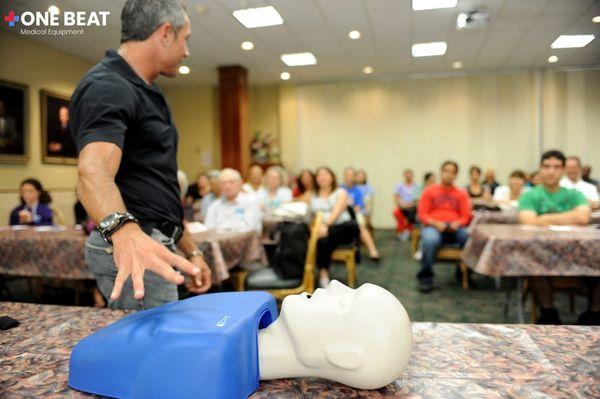 Training classes give you the skills and confidence to help in an emergency situation.