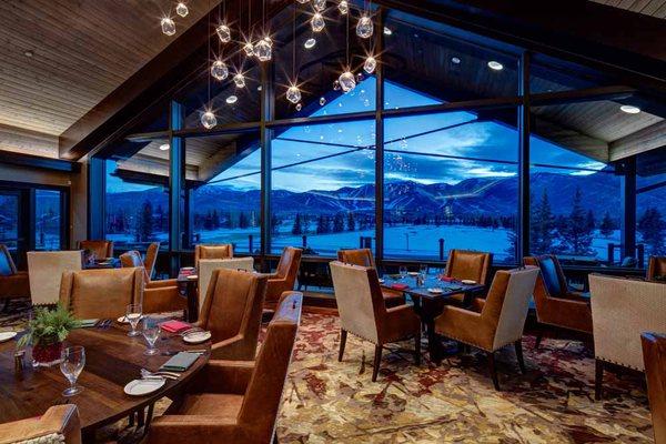 The private dining room has the best views in Park City, located just minutes from downtown.