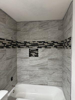 Bathtub tile!