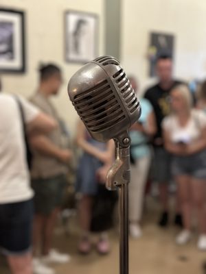 The vocal mic used by Elvis, Roy Orbison, Jerry Lee Lewis, Johnny Cash