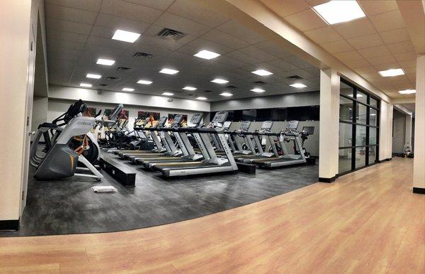 Cardio Deck - Complete with state-of-the-art Matrix and Octane fitness equipment