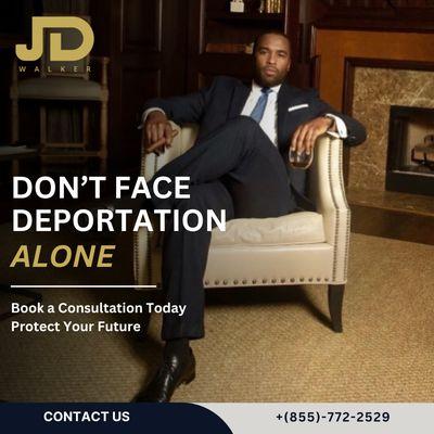 Don't face deportation alone. We are here to assist you. Book a consultation today with us