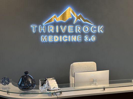 Front Desk of Thriverock Medicine 3.0