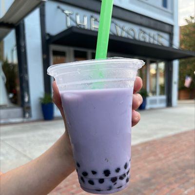 Taro Tea with Boba