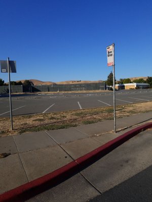 Empty parking lot