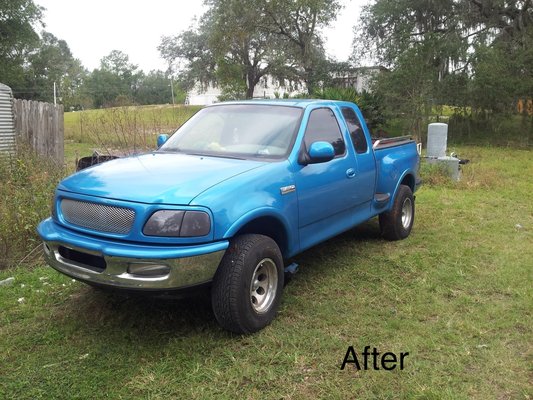 after on the F150 this one was night and day difference