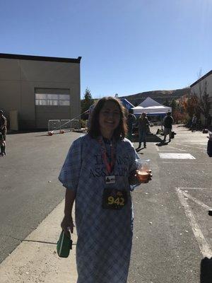 Great beer at the end of the run.