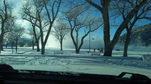 Hot Springs in winter!