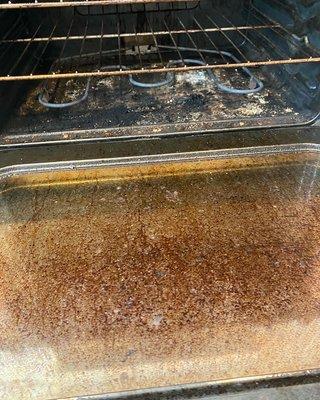 Oven cleaning