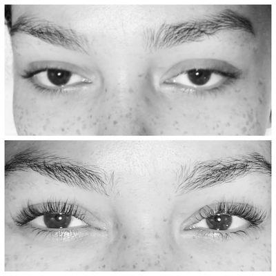 Before & After Lash Lift & Tint