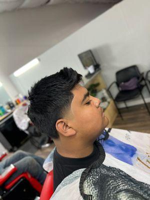 My brother loved his haircut!