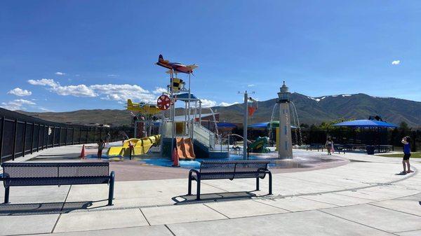 Inside the North Valleys Splash Pad