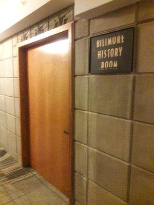 The room holding the historical artificats of the building. Only open during tours.