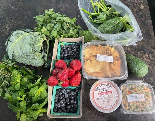 My Farmers Market haul for the week.