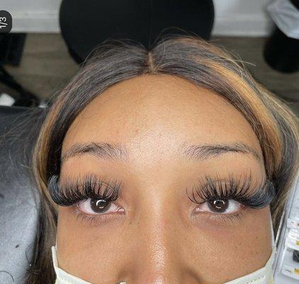 Volume eyelash set