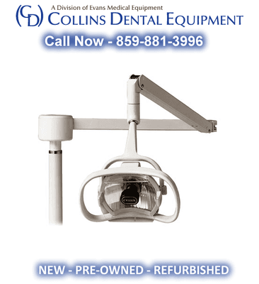 Collins Dental Equipment
859-881-3996
New - Refurbished - Pre-Owned Dental Equipment & Dental Chairs.
CollinsDentalEquipment.com