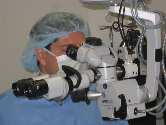 Dr. Schechter in surgery