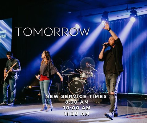 Worship and service times