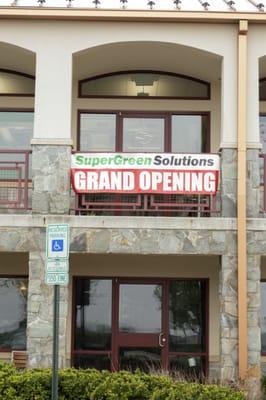 The SuperGreen Solutions Ellicott City Storefront on the day of our Grand Opening.