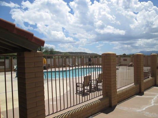 Large, resort style pool area