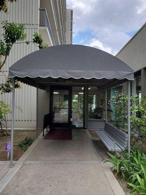 Back entrance Awning.