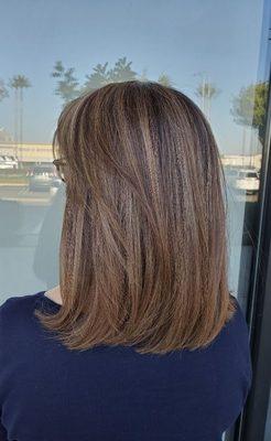 Base color and partial highlights