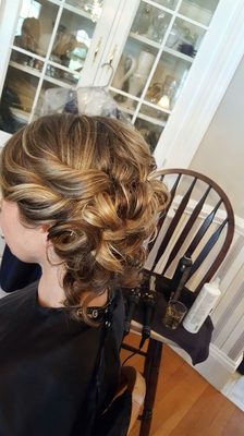 Wedding updo