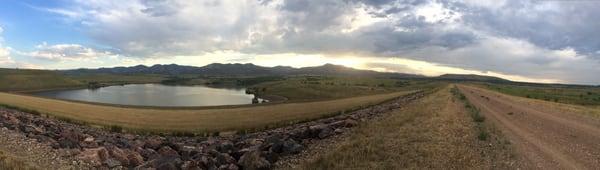 Pano from the dam