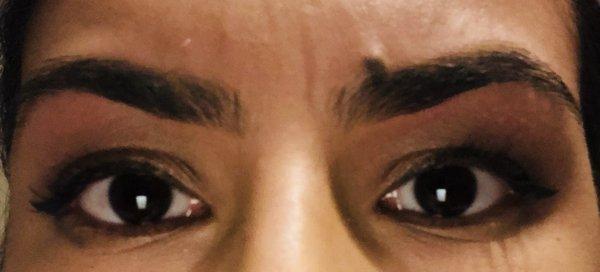 A F T E R ::: my eyebrows are on fleeeeeek! ;)